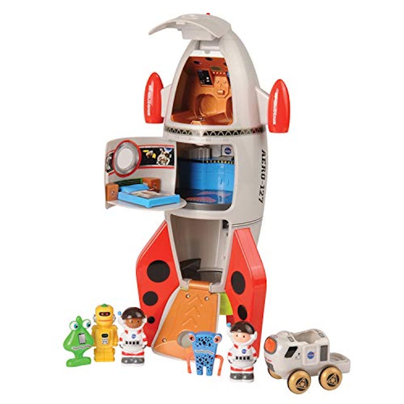 CP Toys Plastic Space Mission Rocket Ship Toy