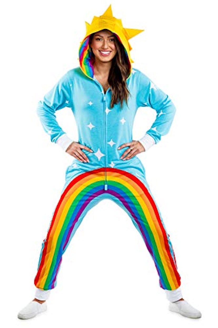 Tipsy Elves Women's Rainbow Onesie