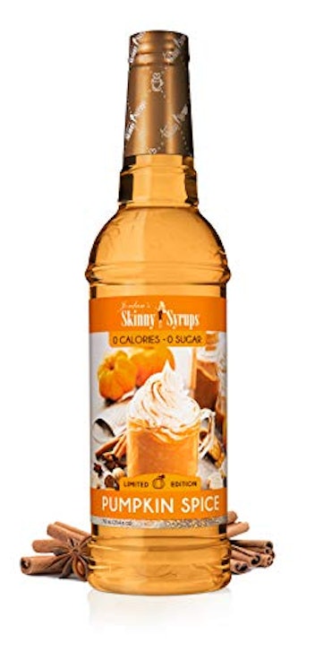 Jordan's Skinny Mixes Sugar Free Coffee Flavoring Syrup, Pumpkin Spice