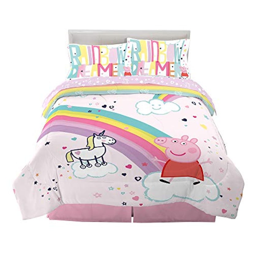 Franco Store Peppa Pig Unicorn Kids Bedding Set