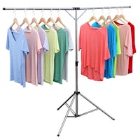 exilot Foldable Portable Space Saving Clothes Drying Rack