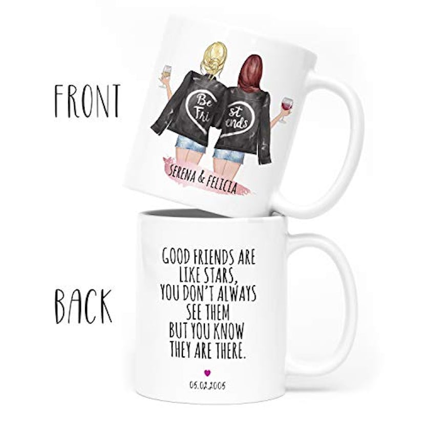 Custom Long Distance Best Friends Mug