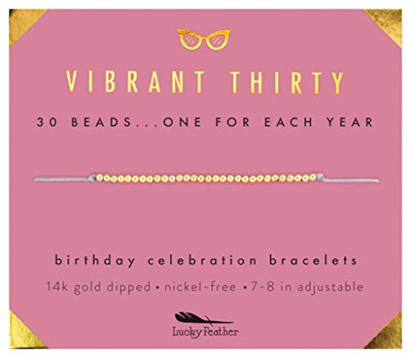 Vibrant Thirty 30 Beads Bracelet