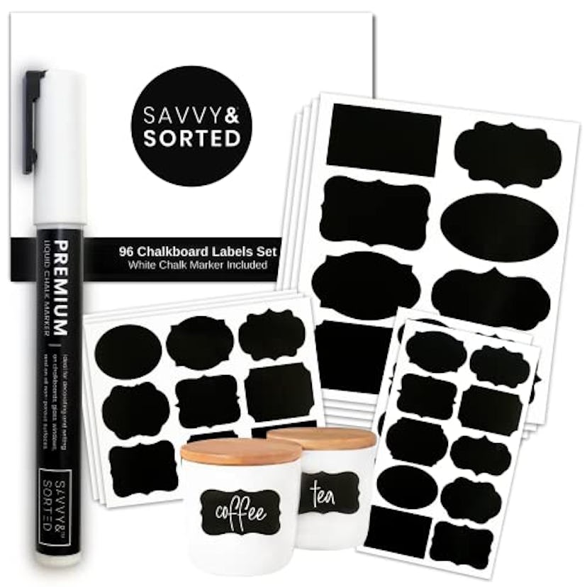 Savvy & Sorted Chalkboard Labels