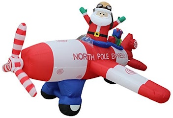 BZB Goods Animated - 8 Foot Wide Christmas Inflatable Santa Claus