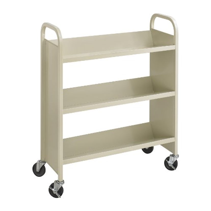 Safco Products Single-Sided Book Cart