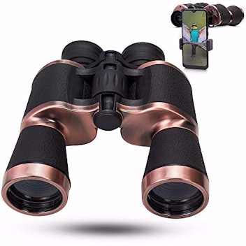 ZEBHAAM 20x50 High Power Binoculars for Kids and Adults with Low Night Light Vision
