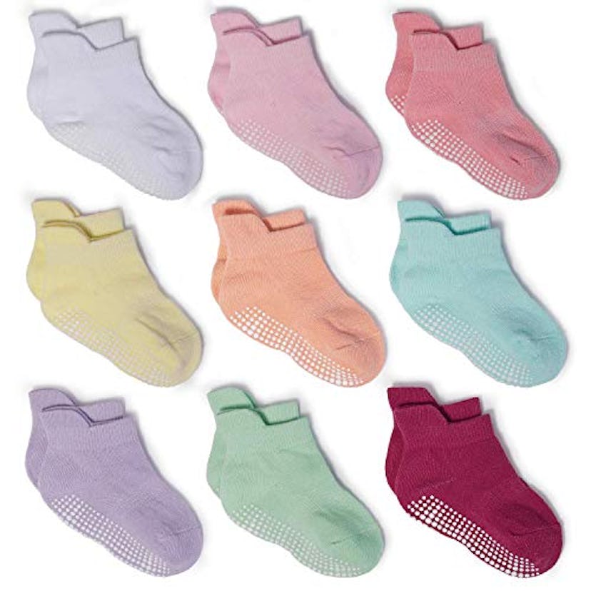 Zaples Non-Slip Grip Ankle Socks