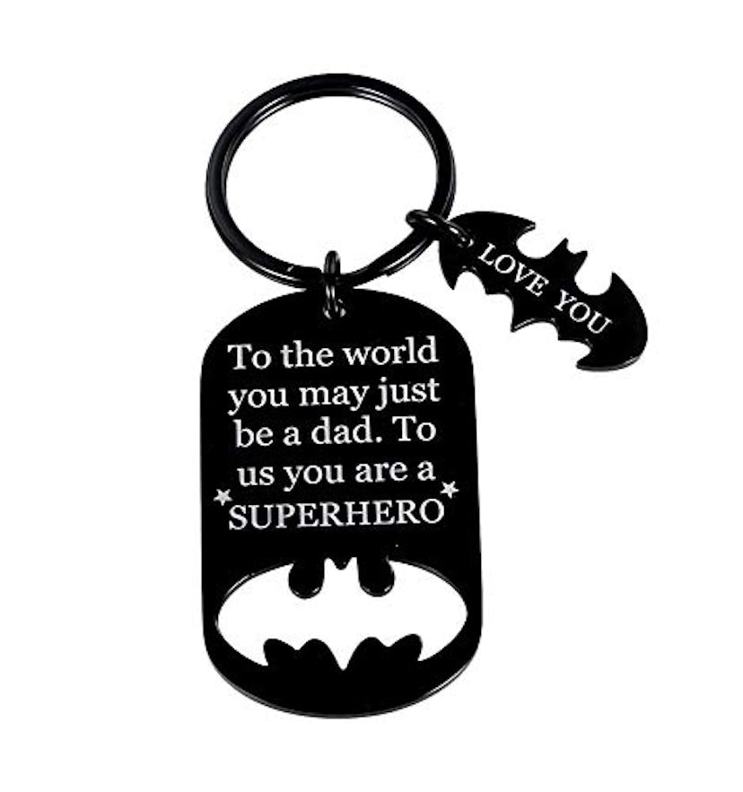 Superhero Dad Keychain