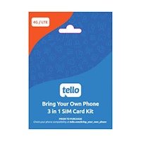 Tello Mobile Bring Your Own Phone SIM Card Kit