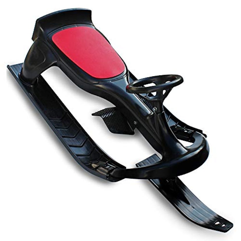 Flexible Flyer PT Blaster Steering Ski Sled with Brakes