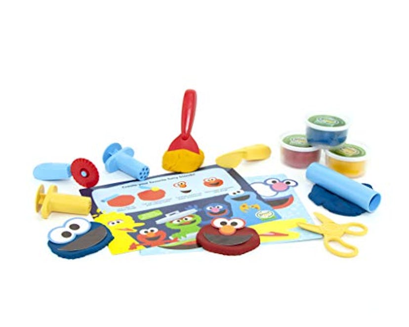 Green Toys Sesame Street Elmo & Friends Dough Activity Set