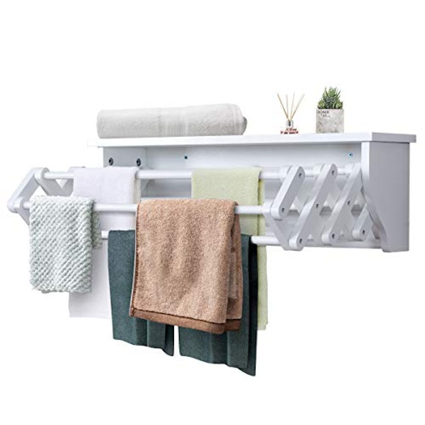 Tangkula Wall Mount Drying Rack