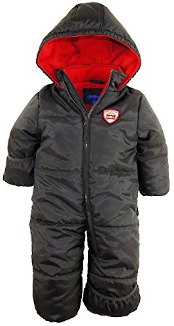 iXtreme Baby Boys' One-Piece Puffer Winter Snowsuit with Hood