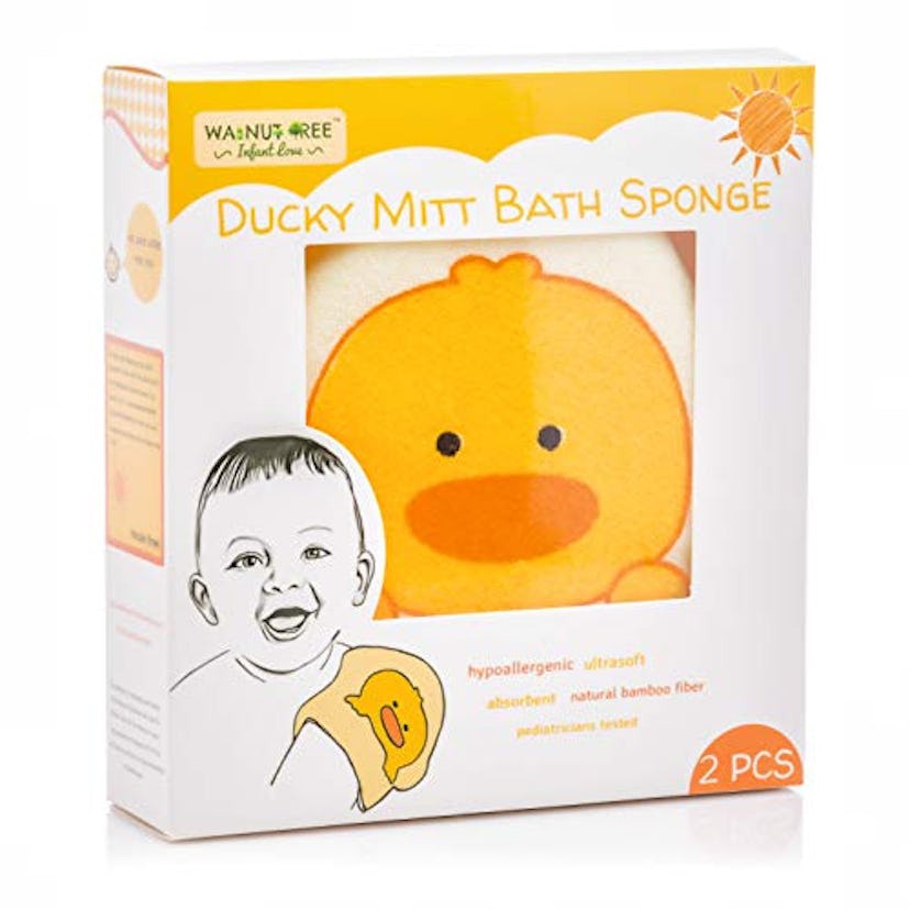 Walnut Tree Ducky Mitt Bath Sponge