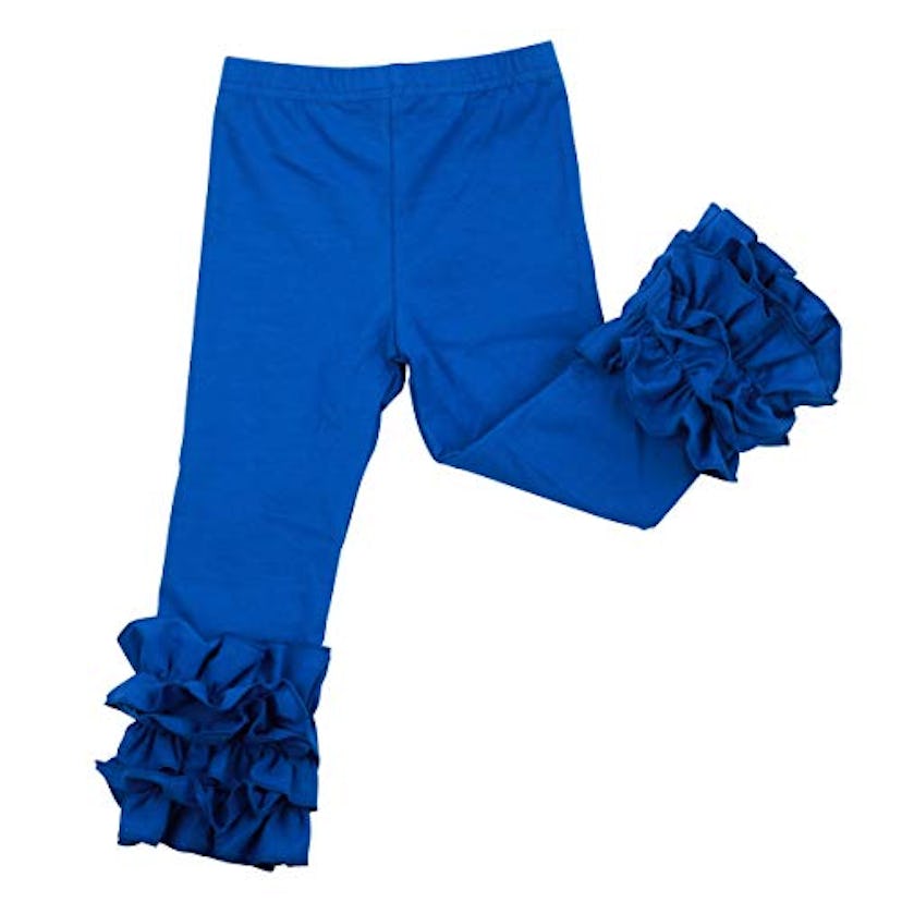 Slowera Little Girls' Ruffle Leggings