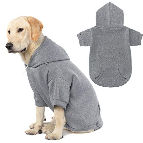 Daopwlkom Pet Clothes Fleece Sweatshirt Winter Hoodies Sweater Knitwear Dog Sweater Soft Thickening Warm for Small Dogs 