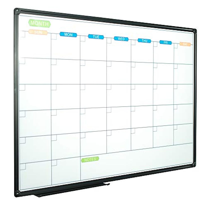 JILoffice Dry Erase Calendar Whiteboard