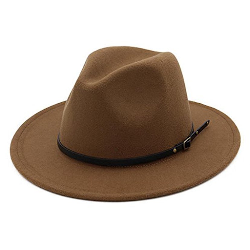 Lisianthus Belt Buckle Fedora Hat