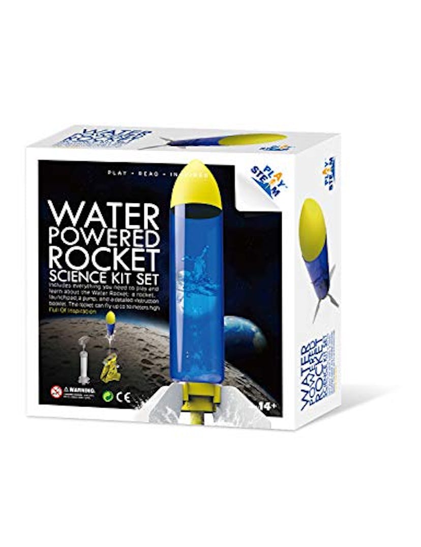 PLAYSTEAM Water-Powered Toy Rocket Launcher