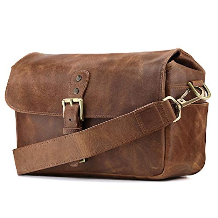 MegaGear Torres Leather Camera Messenger Bag