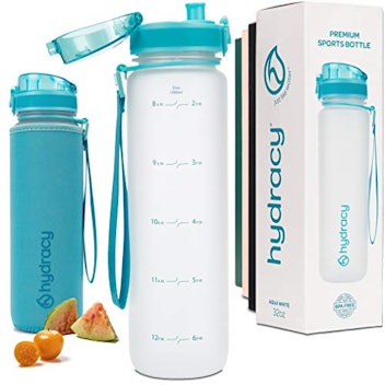 Hydracy Water Bottle with Time Marker