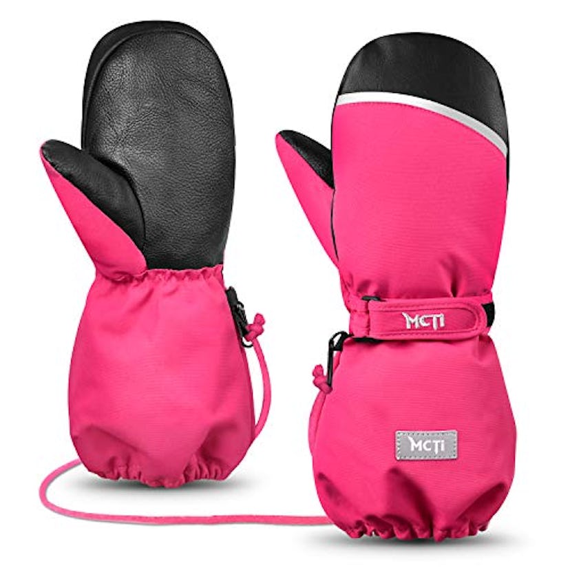 MCTi Kids Waterproof Sherpa Lined Mittens