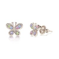 Chanteur Crystal Butterfly Earrings