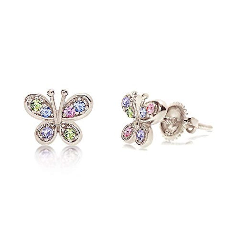 Chanteur Crystal Butterfly Earrings