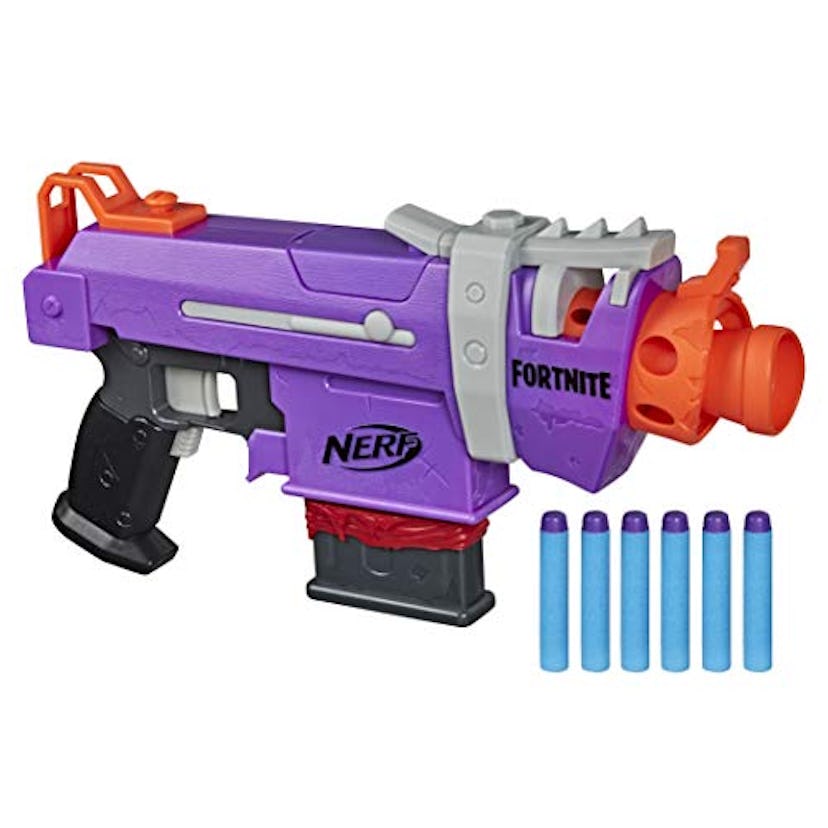 Nerf Fortnite SMG-E Blaster -- Motorized Dart Blasting