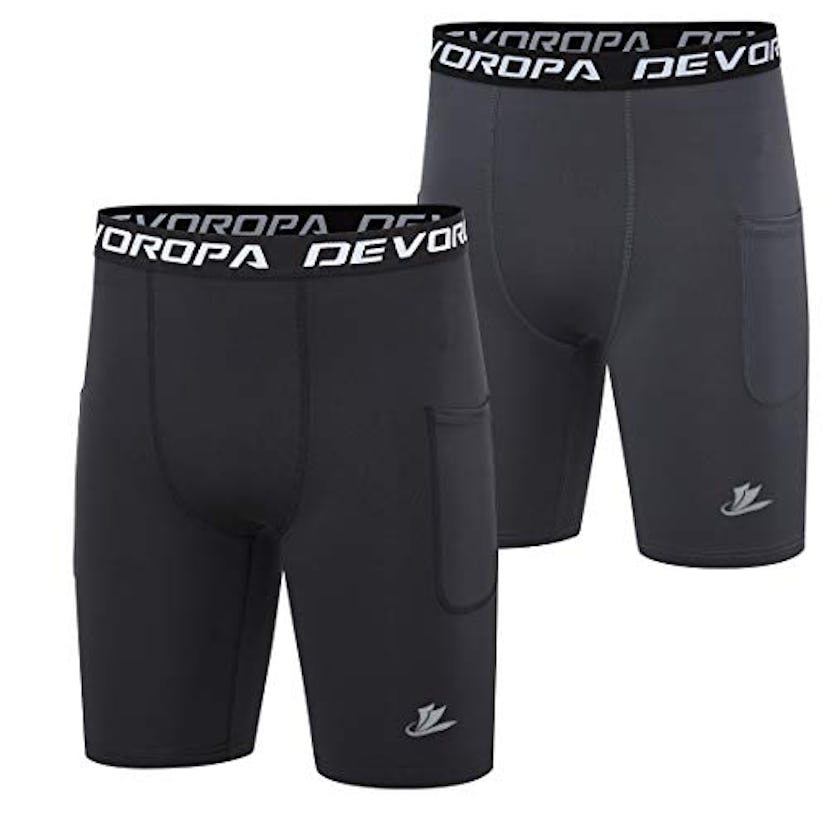 DEVOROPA Youth Boys' Compression Shorts