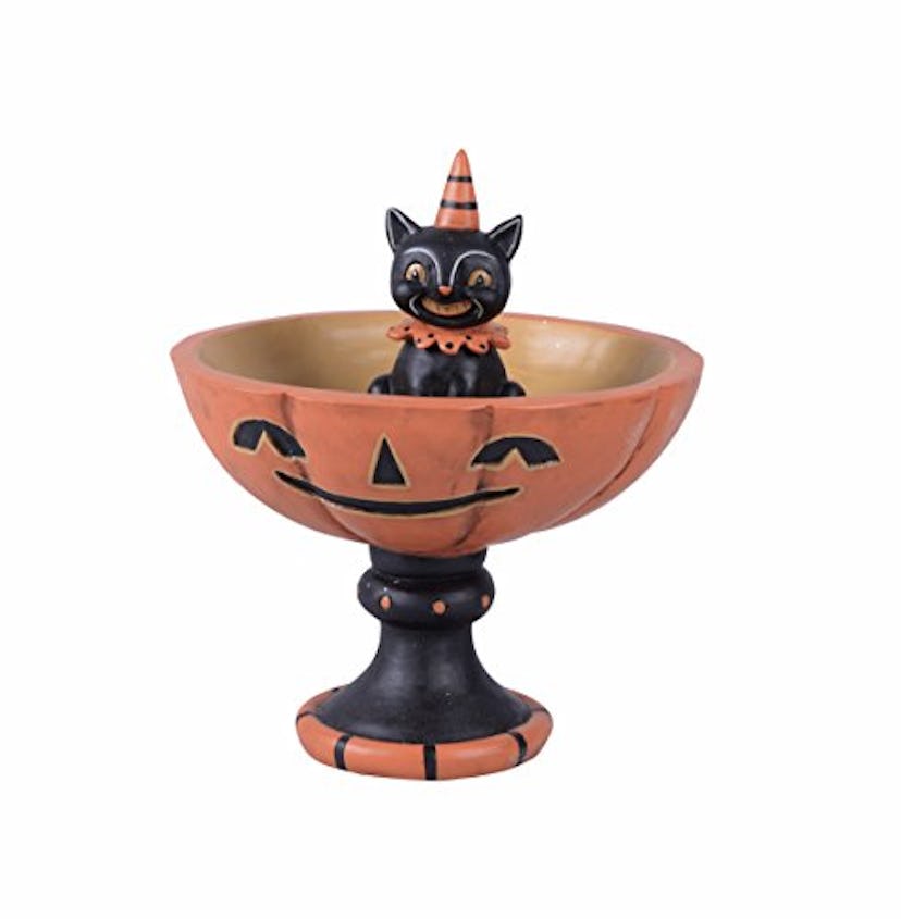 Vintage Retro Black Cat Halloween Candy ...