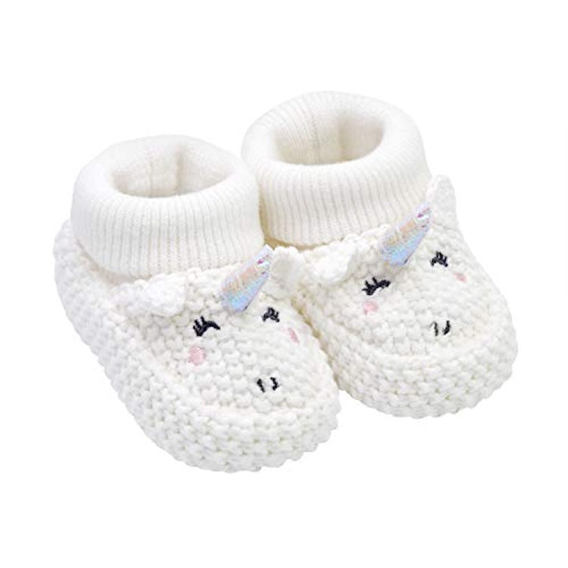 Carter's Unicorn Knit Booties