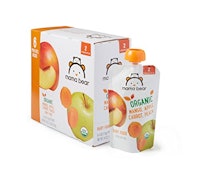 Mama Bear Organic Baby Food (Mango, Apple, Carrot, Peach) Pack of 12