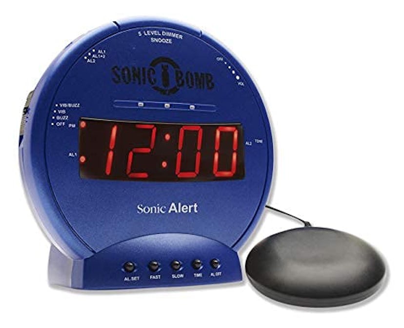 Sonic Bomb Dual Alarm Clock with Bed Shaker