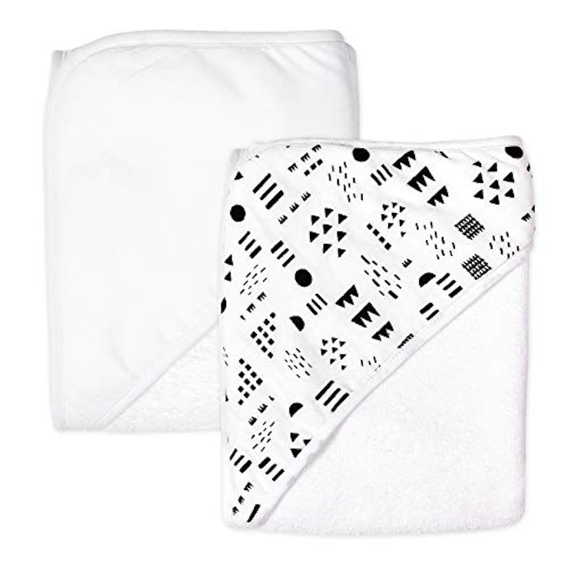 HonestBaby 2-Pack Organic Cotton Hooded Towels