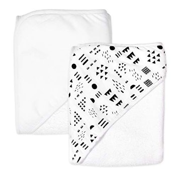 HonestBaby 2-Pack Organic Cotton Hooded Towels
