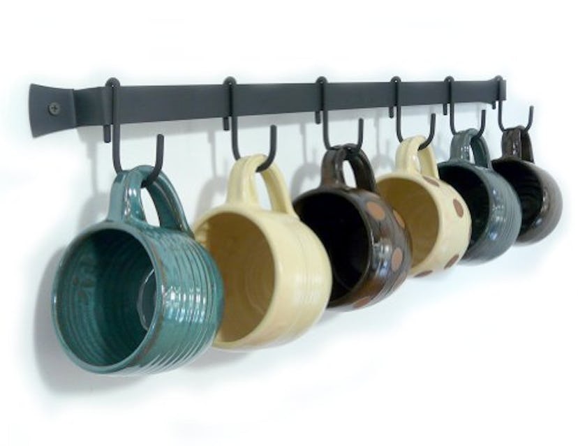 Modern Artisans Store Wall-Mounted Mug Rack