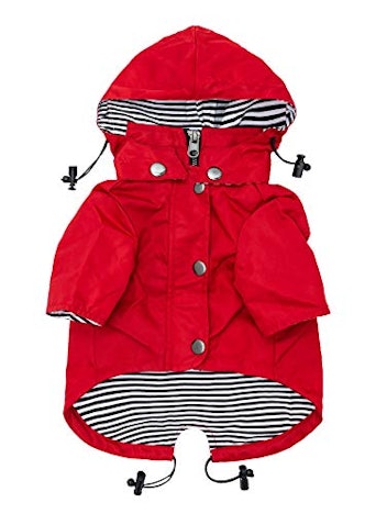 Ellie Dog Wear Zip Up Dog Raincoat