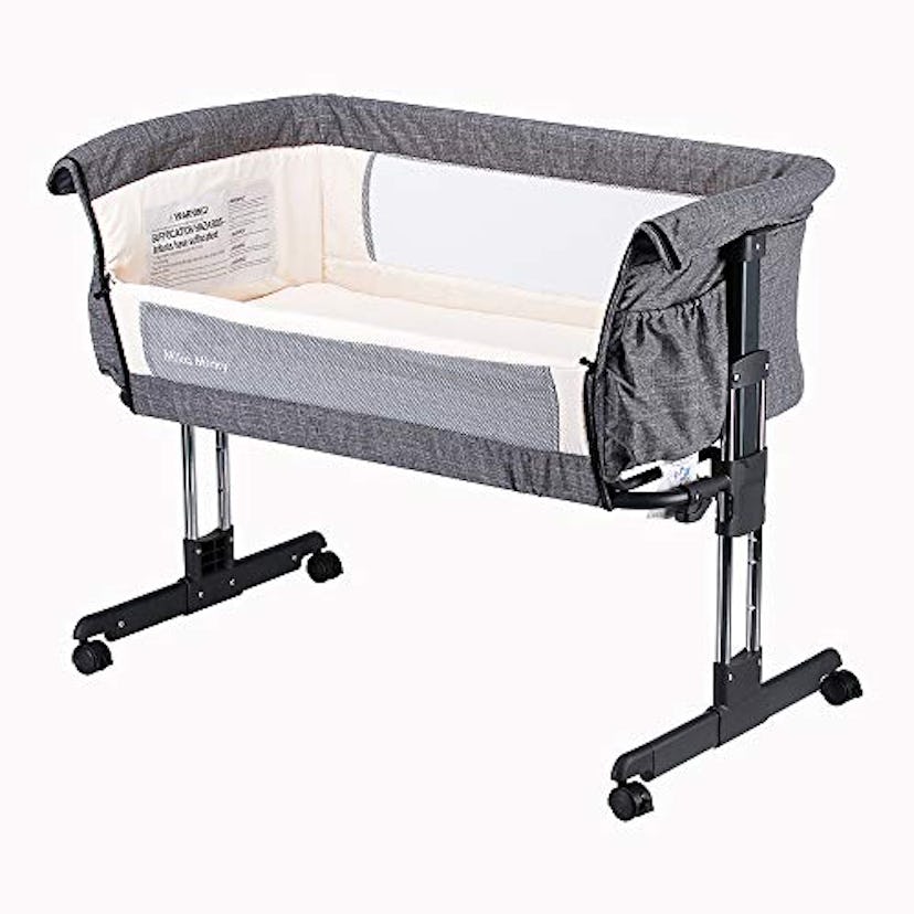 Mika Micky Bedside Sleeper Bedside Crib Easy Folding Portable Crib