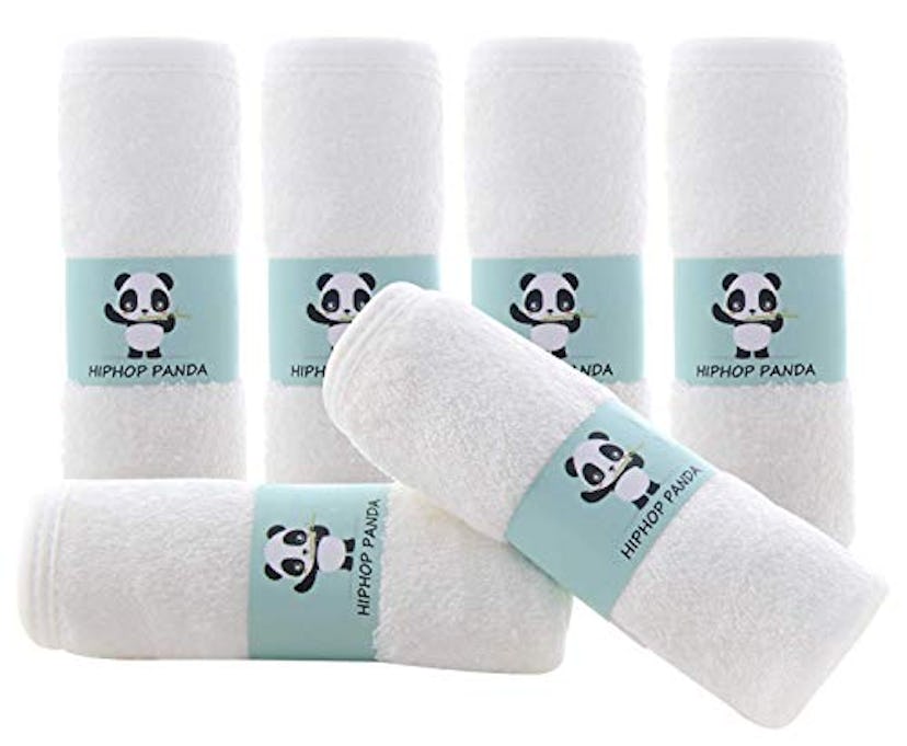 HipHop Panda Bamboo Baby Washcloths