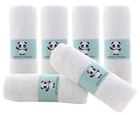 HIHOP Panda Bamboo Baby Washcloths
