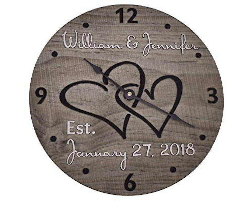 Personalized Wooden Wall Clock