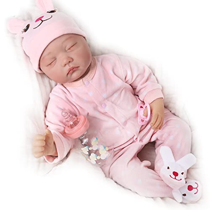 Reborn Sleeping Baby Girl Dol