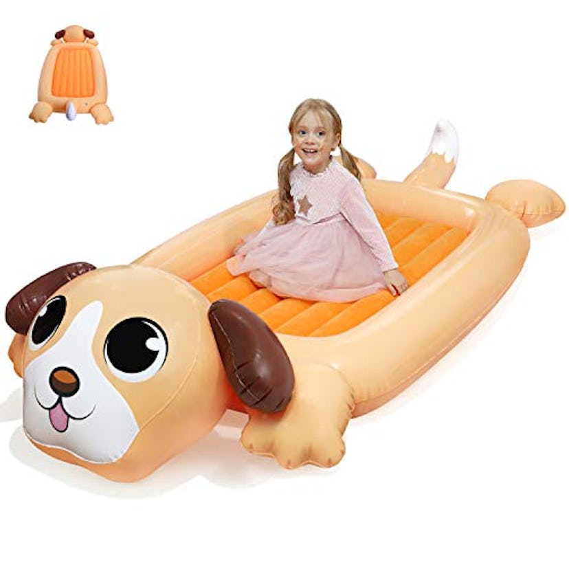 KIDZLIKE Kids Inflatable Travel Bed