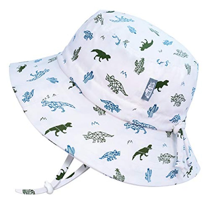 JAN & JUL GRO-with-Me Kids’ Cotton Bucket Sun-Hat