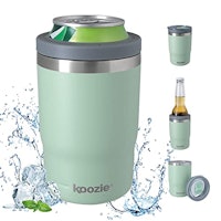 Koozie Stainless Steel Double Wall Vacuum Insulated Triple Can Cooler