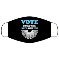 RBG Vote Mask Ruth Bader Ginsburg Face Mask