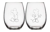 Disney Classics Collectible Stemless Wine Glasses