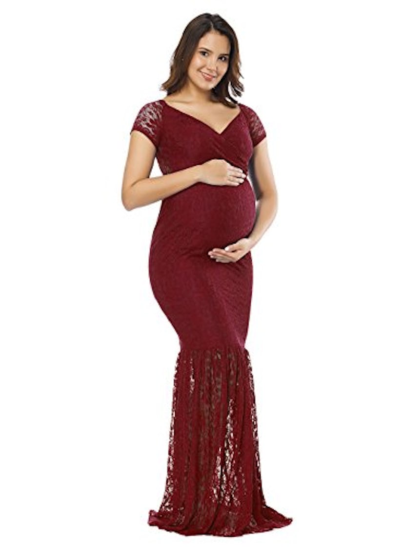 JustVH Lace Maternity Gown